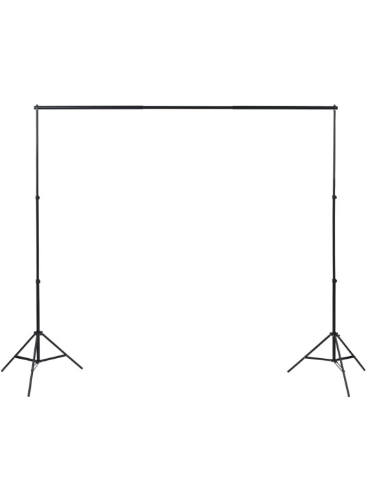 Fotostudijas fonu komplekts, 3 gab., regulējams rāmis, 3x3 m