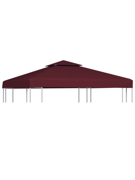Nojumes jumta pārsegs, divdaļīgs, 3x3 m, bordo