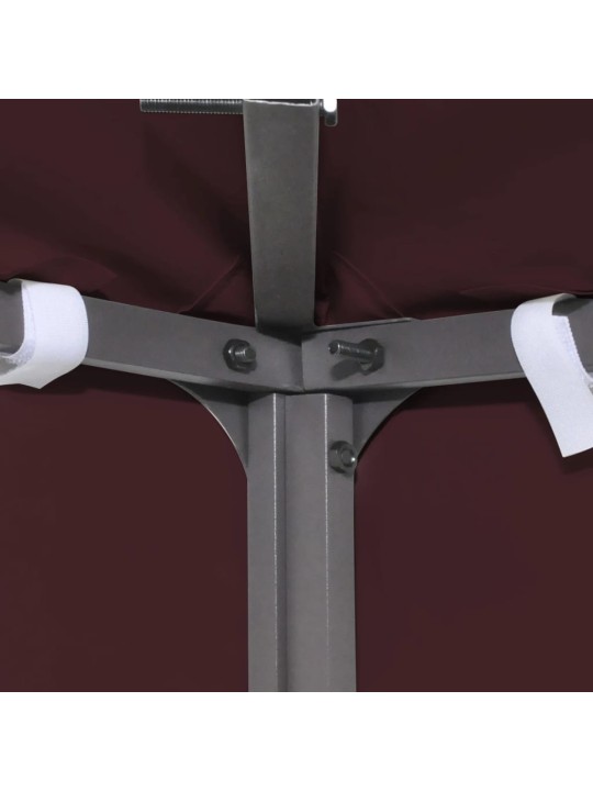 Nojumes jumta pārsegs, divdaļīgs, 3x3 m, bordo