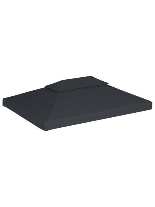 Nojumes jumta pārsegs, divdaļīgs, 4x3 m, antracītpelēks