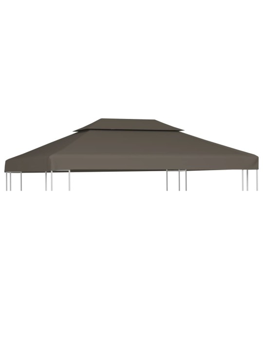 Nojumes jumta pārsegs, divdaļīgs, 310 g/m², 4x3 m, pelēkbrūns
