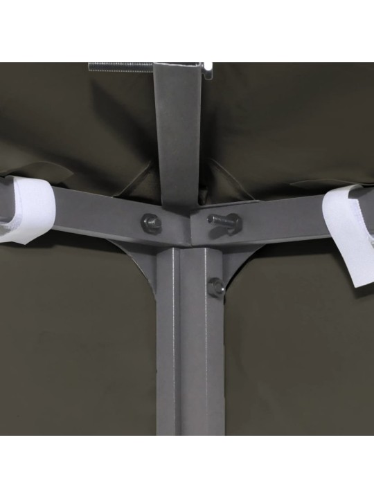 Nojumes jumta pārsegs, divdaļīgs, 310 g/m², 4x3 m, pelēkbrūns