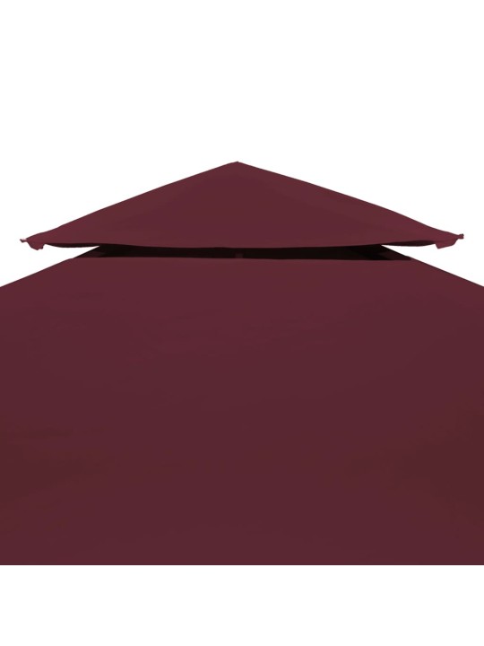 Nojumes jumta pārsegs, divdaļīgs, 4x3 m, bordo