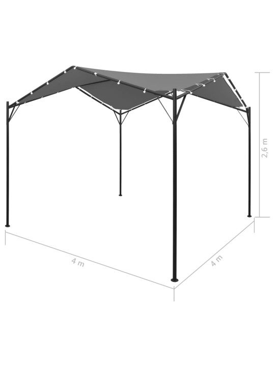 Nojume, 4x4 m, antracītpelēka