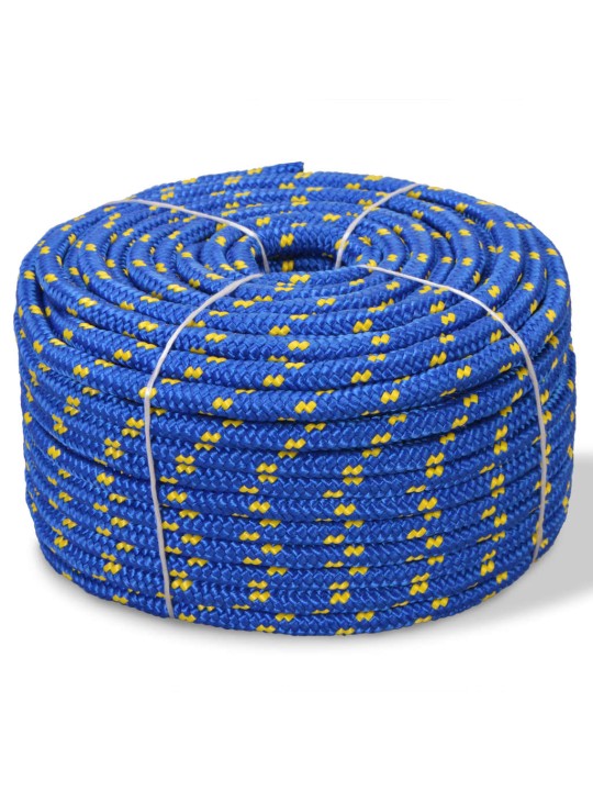 Pietauvošanās virve, polipropilēns, 14 mm, 250 m, zila