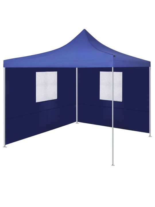 Saliekama telts ar 2 sienām, 3x3 m, zila