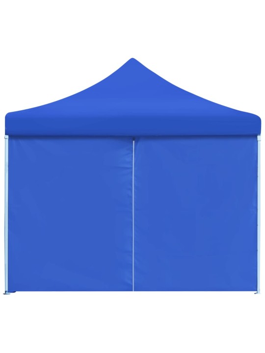 Saliekama nojume ar 8 sānu sienām, 3x9 m, zila