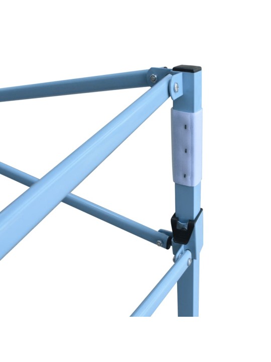 Saliekama nojume ar 8 sānu sienām, 3x9 m, zila