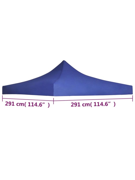 Dārza nojumes jumts, 3x3 m, zils