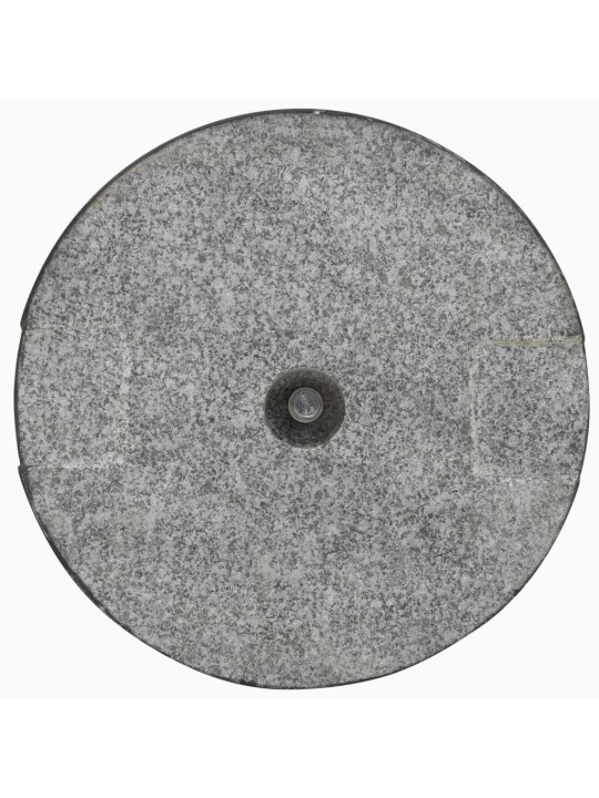 Saulessarga pamatne, melna, granīts, 20 kg, apaļa