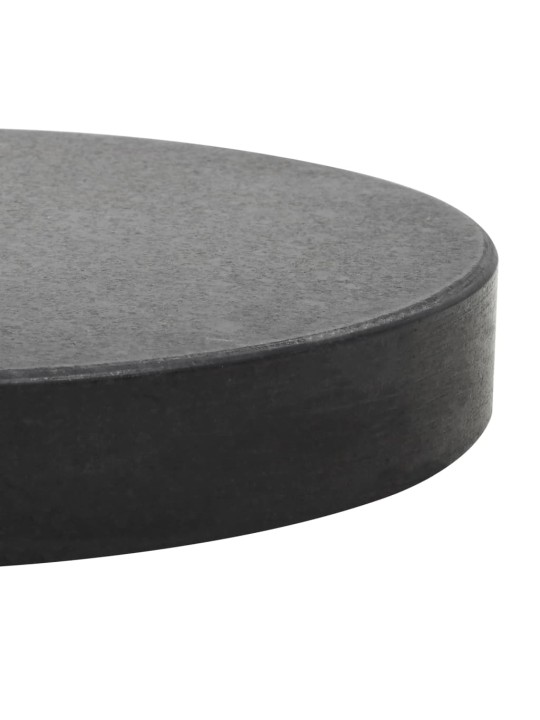 Saulessarga pamatne, melna, granīts, 20 kg, apaļa