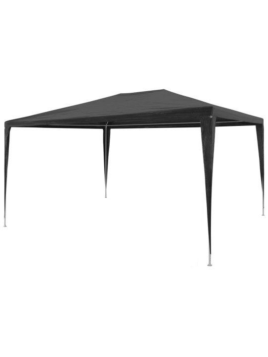 Dārza nojume, antracītpelēka, pe, 3x4 m