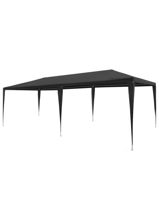 Dārza nojume, antracītpelēka, pe, 3x6 m