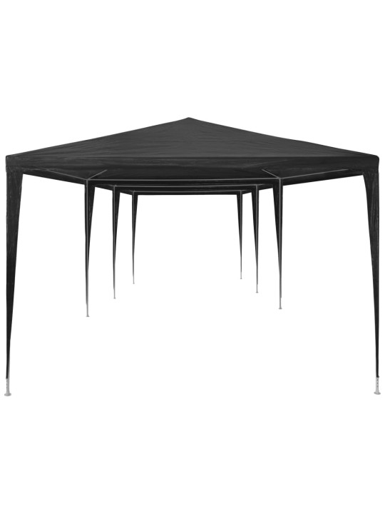 Dārza nojume, antracītpelēka, pe, 3x9 m