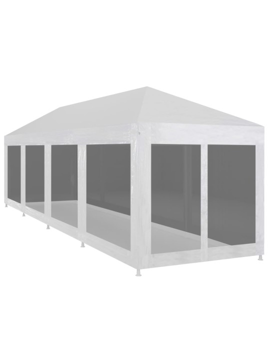 Svinību telts ar 10 sieta sienām, 12x3 m