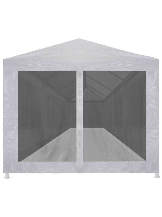 Svinību telts ar 10 sieta sienām, 12x3 m