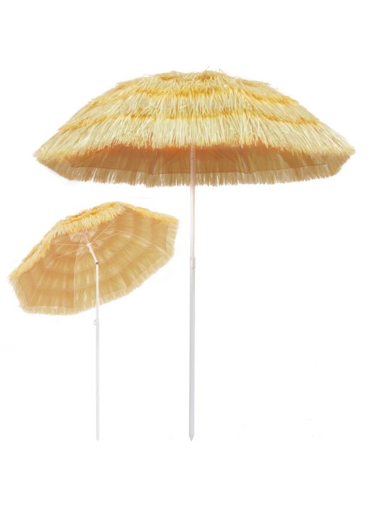 Pludmales saulessargs, dabīgs, 180 cm, havaju stils
