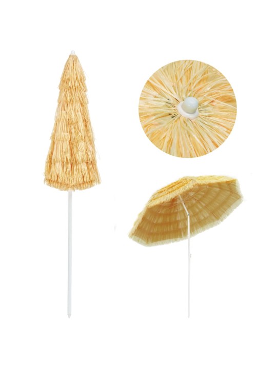 Pludmales saulessargs, dabīgs, 240 cm, havaju stils