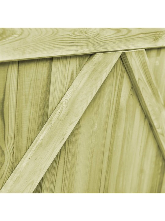 Dārza vārti, 2 gab., impregnēts priedes koks, 300x100 cm