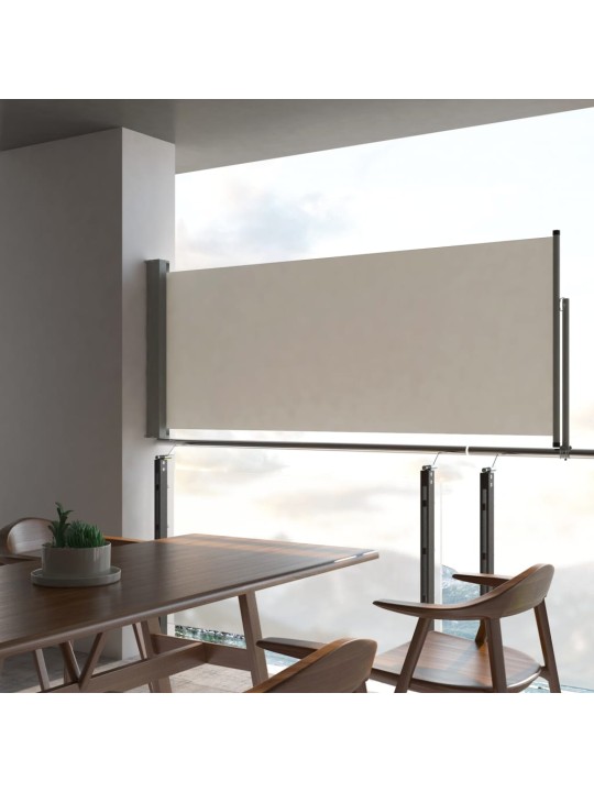 Izvelkama sānu markīze, 100x300 cm, krēmkrāsā