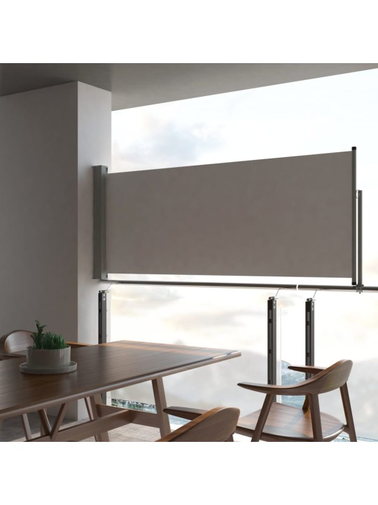 Izvelkama sānu markīze, 100x300 cm, pelēks