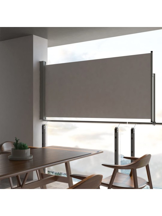 Izvelkama sānu markīze, 120x300 cm, pelēks