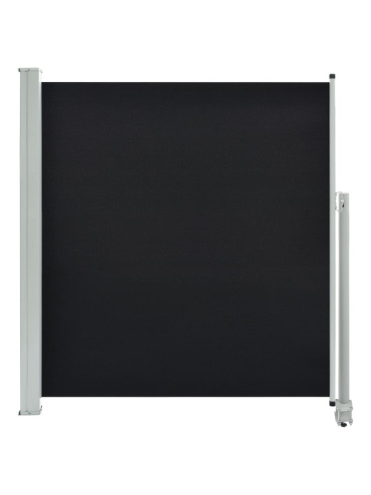 Izvelkama sānu markīze, 140x300 cm, melna