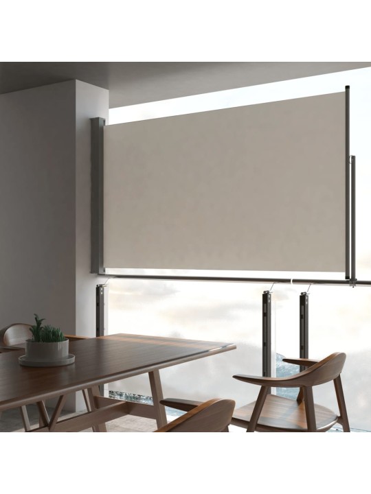 Izvelkama sānu markīze, 140x300 cm, krēmkrāsā