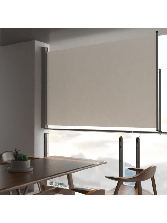 Izvelkama sānu markīze, 160x300 cm, krēmkrāsā