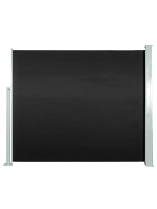 Izvelkama sānu markīze, 120x300 cm, melna