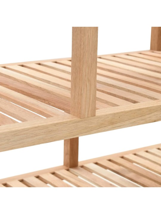 Vannasistabas plaukts, 100x40x65 cm, valriekstu masīvkoks