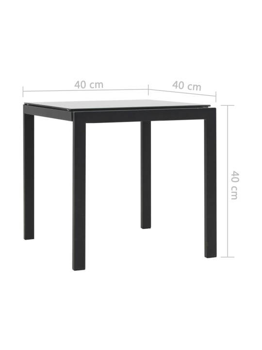 Sauļošanās zviļņi, 2 gb., ar galdu, melns pe pinums, tekstilēns