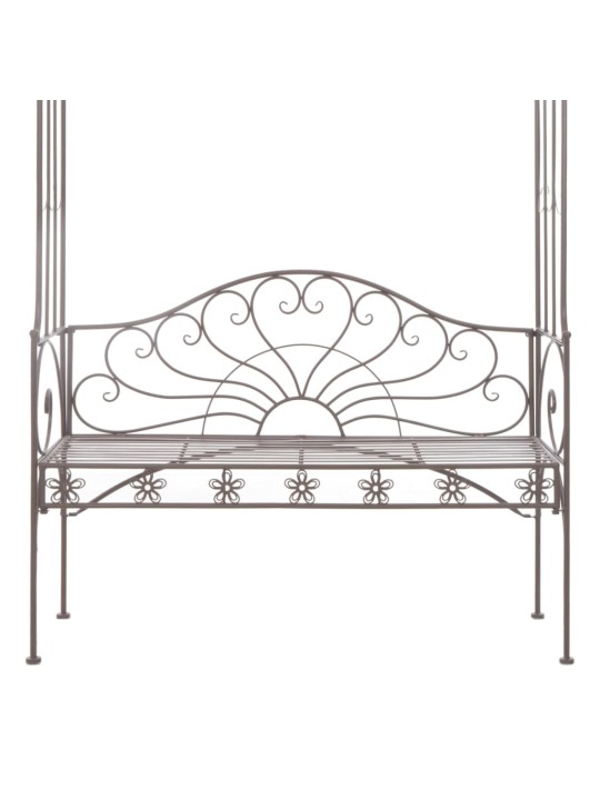 Dārza sols, 122 cm, dzelzs, antīki brūns
