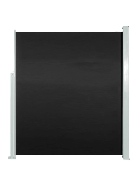 Izvelkama sānu markīze, 160 x 500 cm, melna