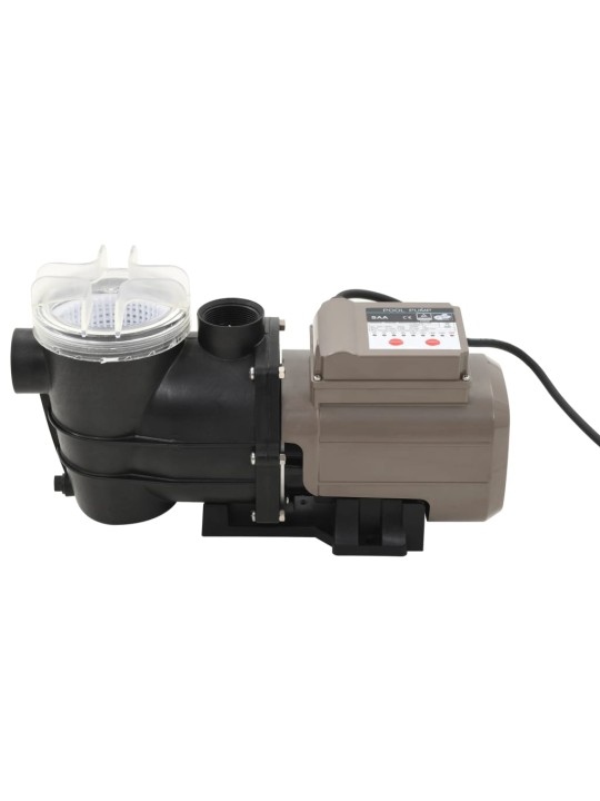 Baseina sūknis ar taimeri, melns, 0,25 zs, 8000 l/h