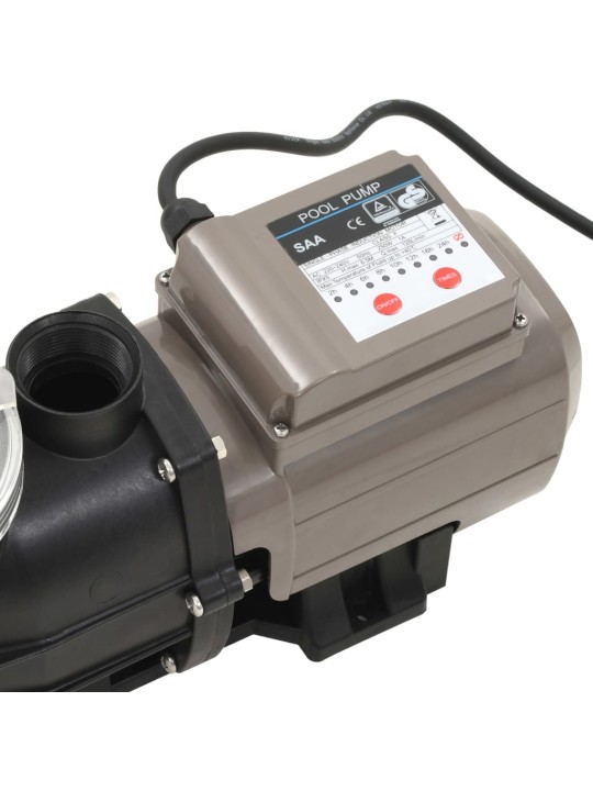 Baseina sūknis ar taimeri, melns, 0,25 zs, 8000 l/h