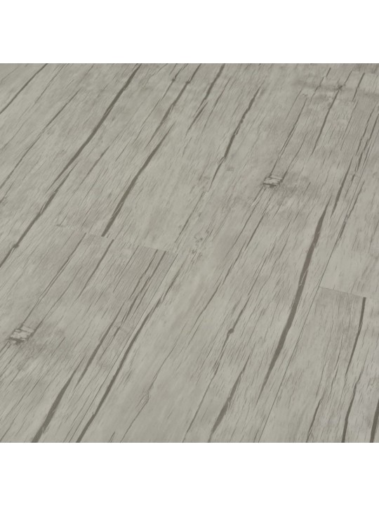 Grīdas dēļi, pašlīmējoši, 4,46 m², 3 mm, mazgāta ozolkoka krāsa