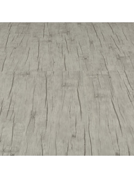 Grīdas dēļi, pašlīmējoši, 4,46 m², 3 mm, mazgāta ozolkoka krāsa