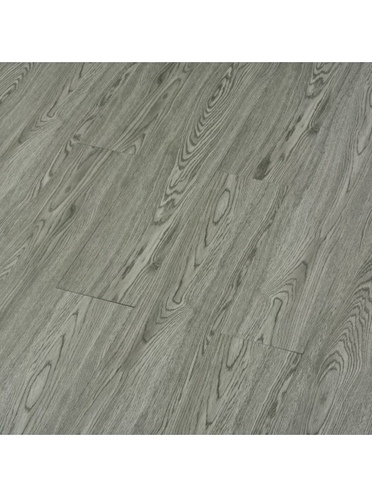 Grīdas dēļi, pašlīmējoši, 4,46 m², 3 mm, pelēks pvc