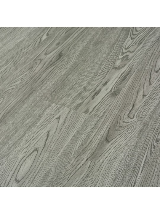 Grīdas dēļi, pašlīmējoši, 4,46 m², 3 mm, pelēks pvc