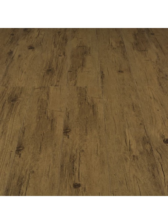 Grīdas dēļi, pašlīmējoši, 4,46 m², 3 mm, dabīgi brūns pvc