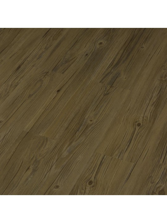 Grīdas dēļi, pašlīmējoši, 4,46 m², 3 mm, brūns pvc