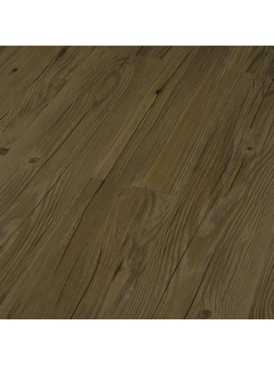 Grīdas dēļi, pašlīmējoši, 4,46 m², 3 mm, brūns pvc