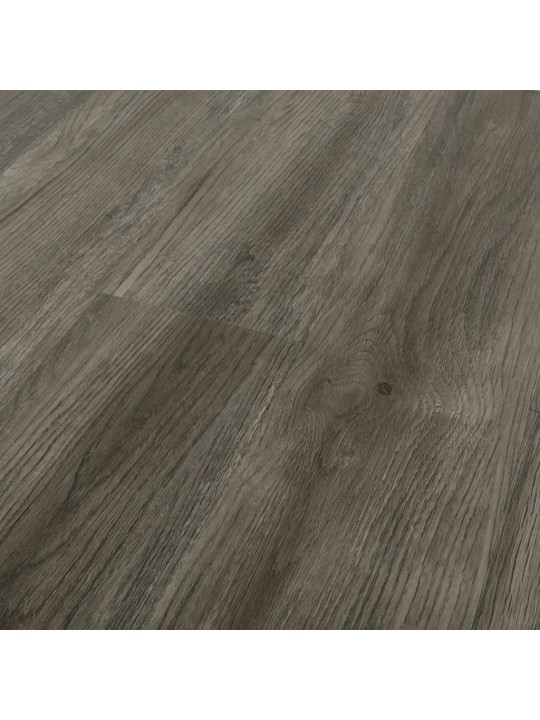 Grīdas dēļi, pašlīmējoši, 4,46 m², 3 mm, pelēks un brūns pvc