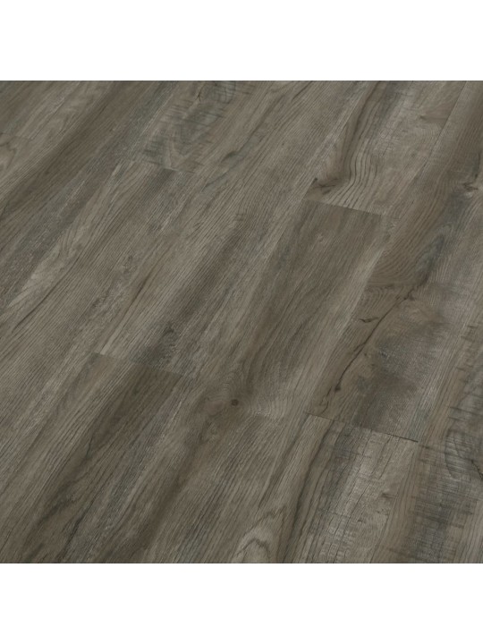 Grīdas dēļi, pašlīmējoši, 4,46 m², 3 mm, pelēks un brūns pvc