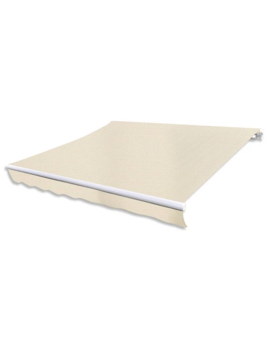 Markīze, manuāli regulējama, 300 cm, krēmkrāsā