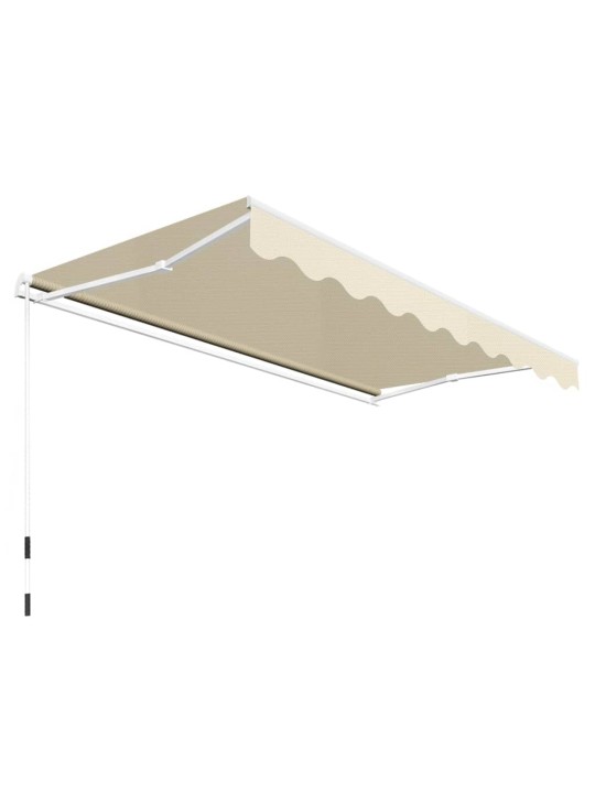 Markīze, manuāli regulējama, 300 cm, krēmkrāsā