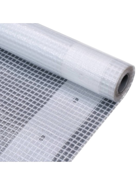 Brezenta pārklājs, smalki austs, 260 g/m² 3x15 m, balts
