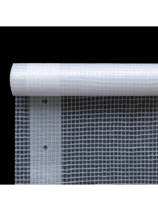 Brezenta pārklājs, smalki austs, 260 g/m² 3x15 m, balts