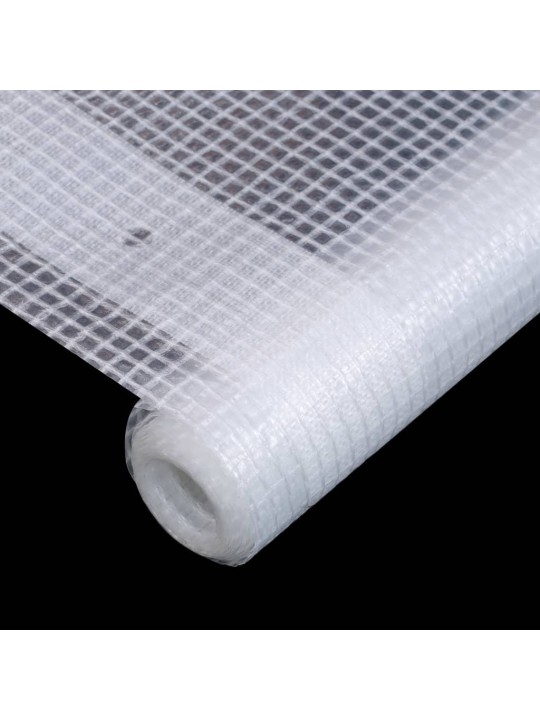 Brezenta pārklājs, smalki austs, 260 g/m² 3x15 m, balts